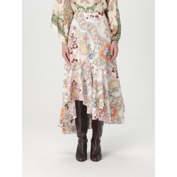 Etro Skirt Woman Yellow Cream